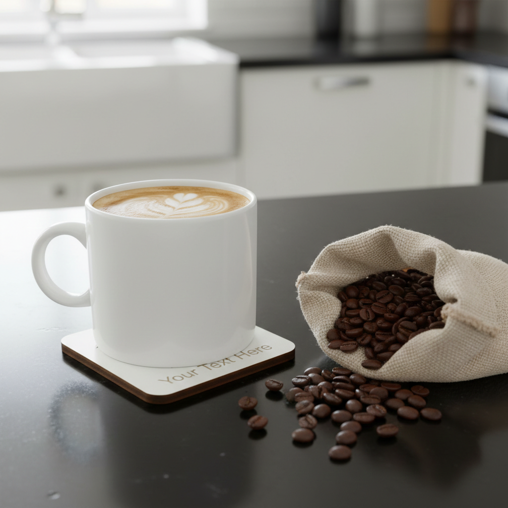 Set of 4, Wood- Personalise your own coaster- Detailed Dinosaur engraving, Bumper Feet. Any Text or Font.