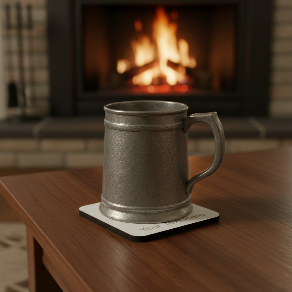 Set of 4, Wood- Personalise your own coaster- Detailed Dinosaur engraving, Bumper Feet. Any Text or Font.