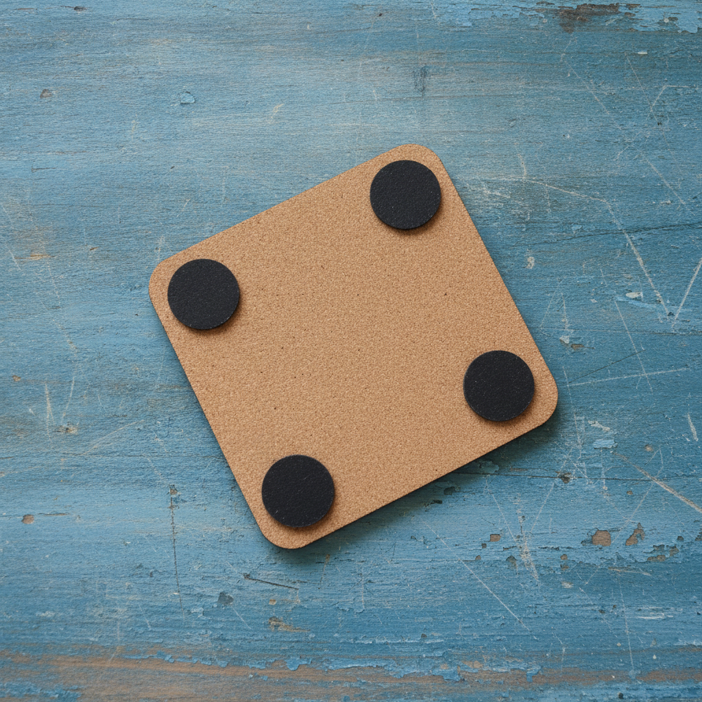 Set of 6 Dog Themed Drink Coasters . 9.5cm X 9.5cm, Bumper Feet. ( 3 designs).