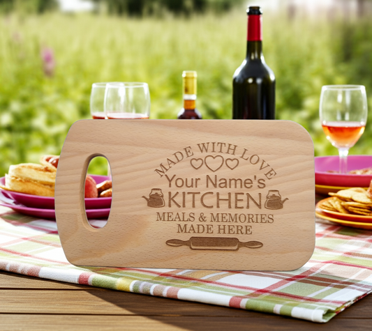 Small Wood Chopping Board, for customisation.
