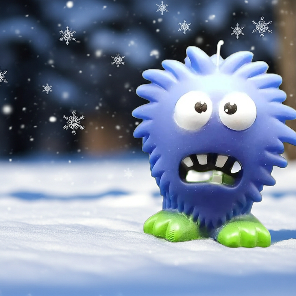 Small to Medium Dog Toy Set- Purple Squeaky Monster and Small Squeaky Orange Ball -6.5cm.