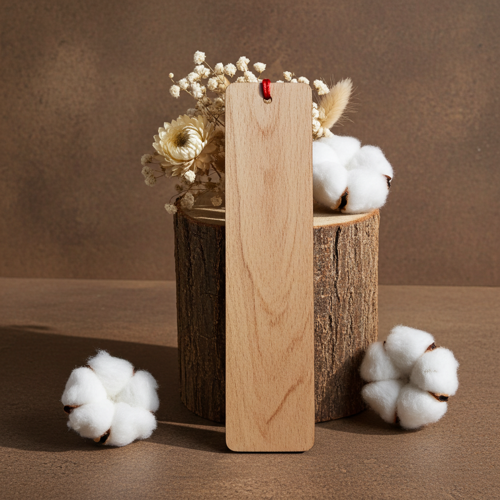 Steamed Beech wood - Eye of Ra engraving - Personalise your own bookmark- Any text and font with tassel.