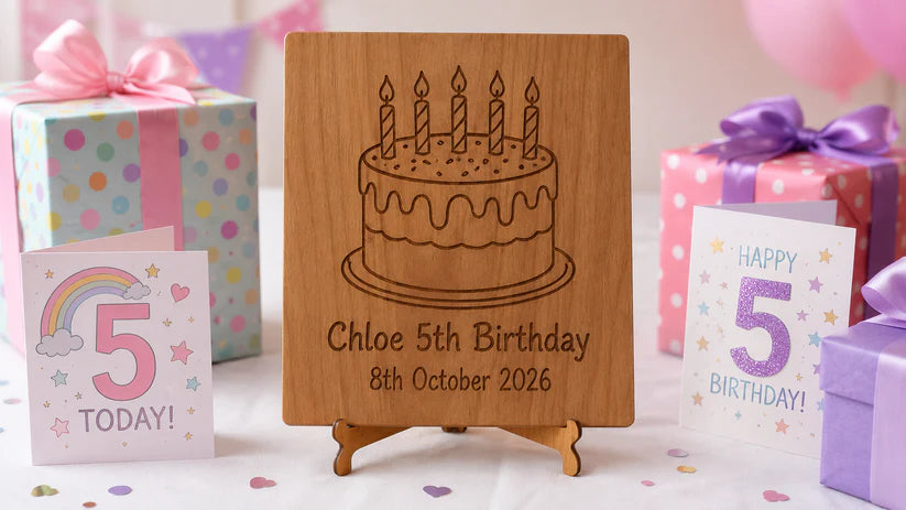 Bulk / Trade: Bespoke -Personalised Steamed Beech NFC Wedding Sign & Stand | Tap to View Photos & Digital Guestbook (390 x 290mm).