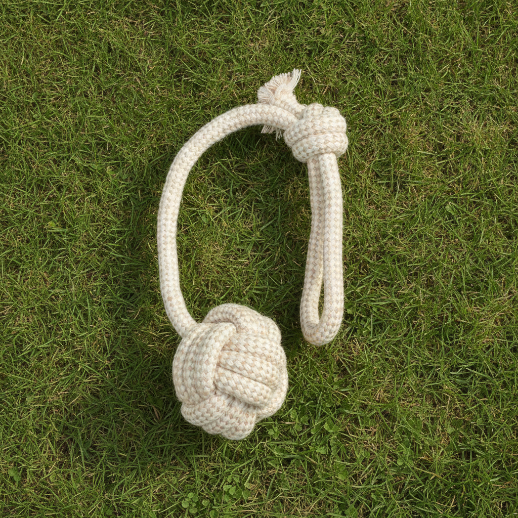 x2, Jute & Cotton rope toys, (40cm) + (37cm).